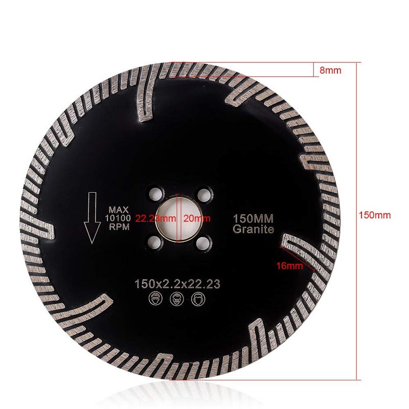 Casaverde Diamond Turbo Cutting Blade for Granite and Marble (6) - Image 2